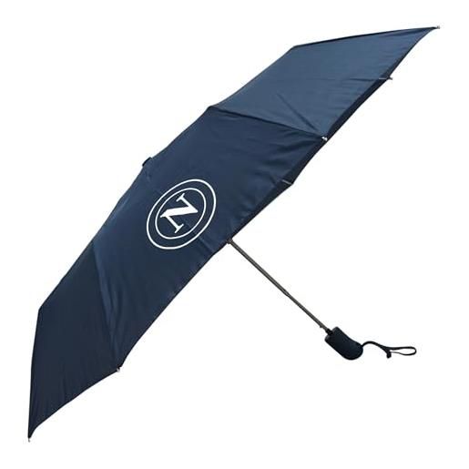 Ssc napoli blu navy, ombrello tascabile unisex adulto, taglia unica