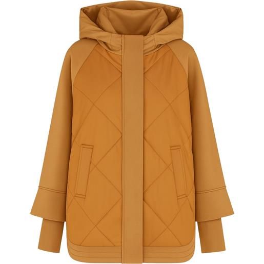 TWINSET caban in tessuto scuba e nylon