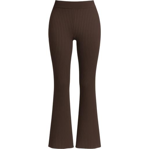 TWINSET pantaloni twinset in maglia a costine