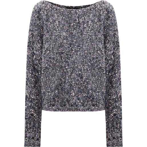 TWINSET maglia in filato mouliné