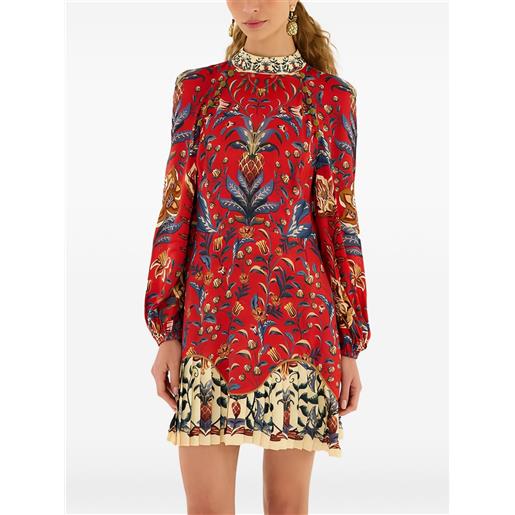 FARM Rio abito corto a fiori - rosso