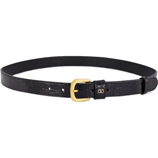 Valentino Garavani cintura con logo - nero