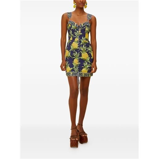 FARM Rio abito corto con stampa - blu