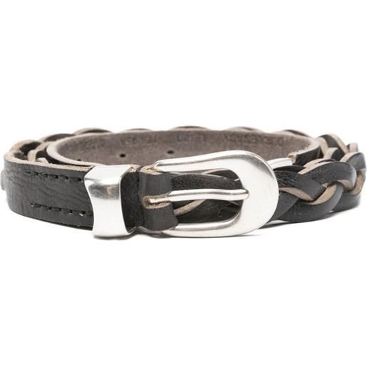 OUR LEGACY cintura in pelle - nero