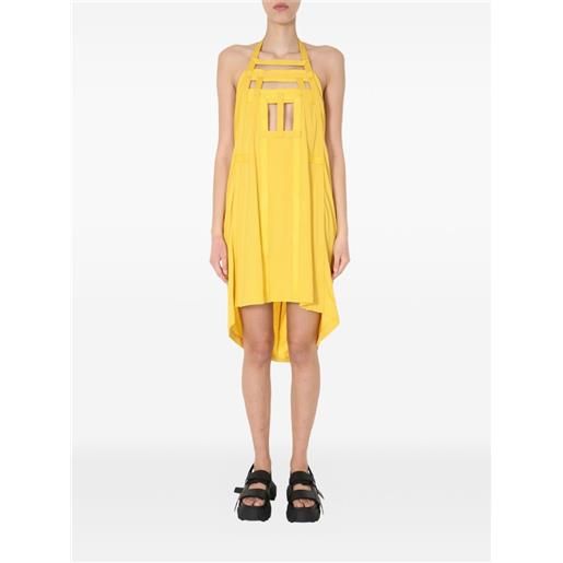 Rick Owens abito corto smanicato - giallo