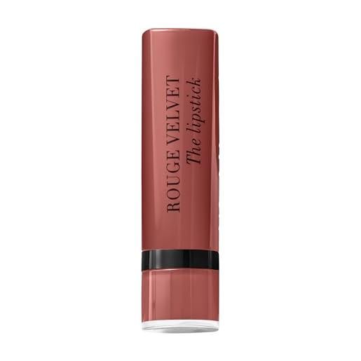 Bourjois, rouge velvet the lipstick, rossetto, 48 mocha'mour, 2,4 g