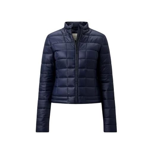 Trussardi donna piumino corto shiny 56s00924-1t006115 blu 48