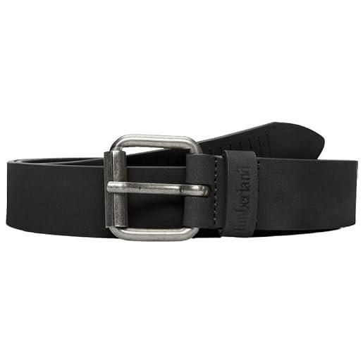 Timberland cintura da uomo in nabuk da 35 mm con tagli verticali (confezione da 1), nero, x-large