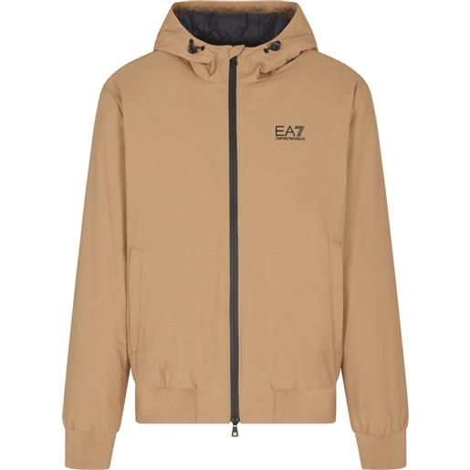 EA7 train core id m hooded jacket pa bomber con cappuccio identity tessuto tecnico
