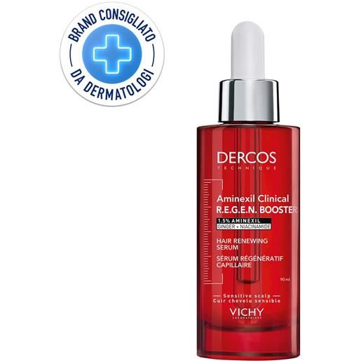 Vichy (L'Oreal Italia SpA) vichy dercos aminexil clinical r. E. G. E. N. Booster 90ml, contrasta la caduta e stimola ricrescita dei capelli 90 ml soluzione