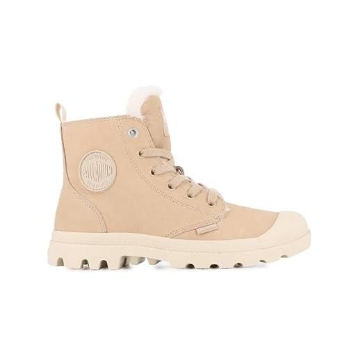 Palladium pampa hi zip wl, stivaletto donna, nero, 35.5 eu