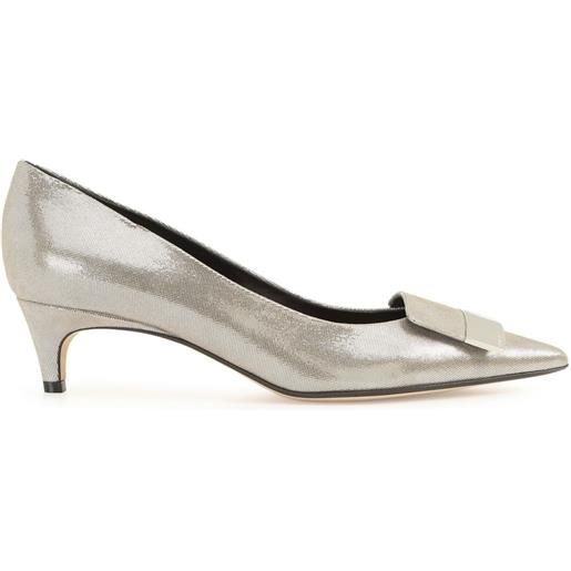 Sergio Rossi stringate 45mm - argento