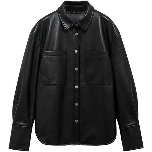 ANINE BING camicia dante - nero