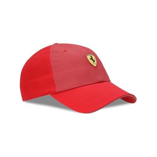 PUMA cappellino da corsa scuderia ferrari per ragazzi jugendlicher rosso corsa red