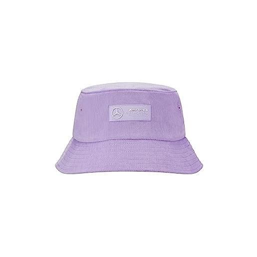 Mercedes-Benz mercedes amg petronas formula one team - cappello alla pescatora retro in velluto a coste - lilla - taglia unica