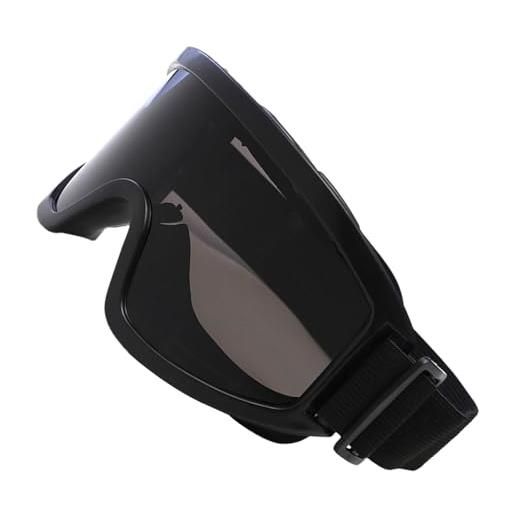 Generico occhiali da snowboard, occhiali da sci, occhiali antipolvere, occhiali da snowboard con protezione uv per uomo donna, occhiali sportivi per corsa, escursionismo, sci