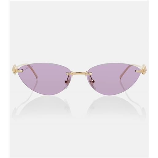 Cartier Eyewear Collection occhiali da sole cat-eye clash de cartier