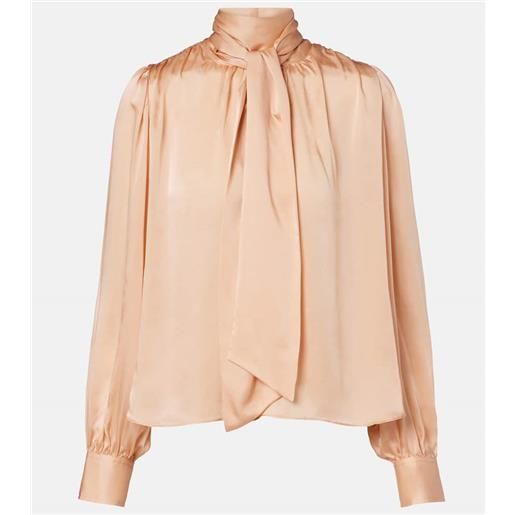 Ulla Johnson blusa in chiffon di seta