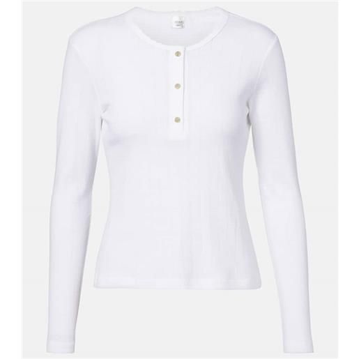 Leset camicia pointelle in cotone