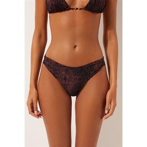 Calzedonia brasiliana costume dark animalier marrone