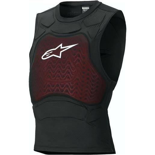 Alpinestars gilet protettivo Alpinestars bionic plasma lt nero-rosso-bianco, s