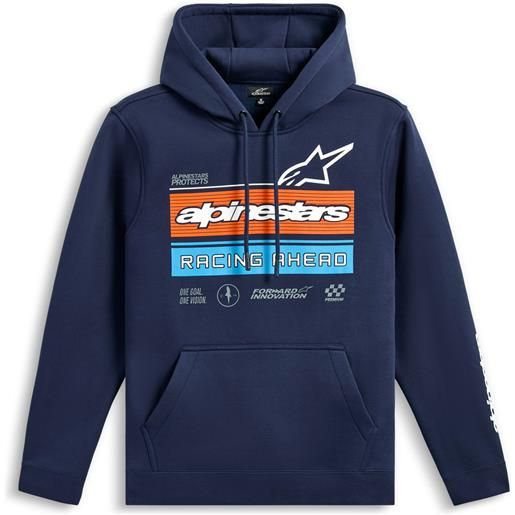 Alpinestars felpa con cappuccio Alpinestars harken blu, l