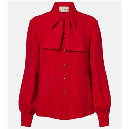 Valentino blusa in cady couture