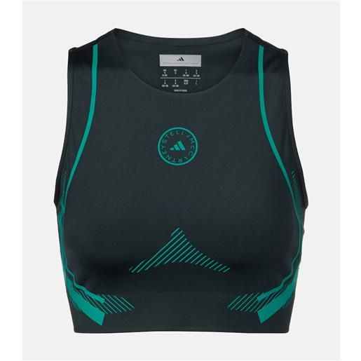 Adidas by Stella McCartney top cropped con logo
