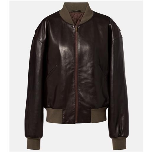 The Row bomber morisel in pelle