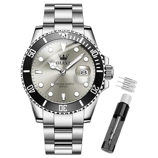 Orologio OLEVS da uomo Orologio da uomo di lusso multifunzione