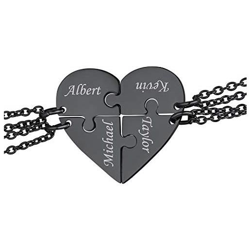 collana con ciondolo a cuore all'uncinetto - Gioielli - Collane - d... | su