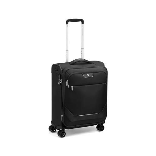 RONCATO joy trolley cabina morbido espandibile 4 ruote con tsa nero