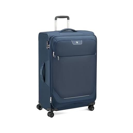 RONCATO joy trolley large morbido espandibile 4 ruote con tsa blu notte