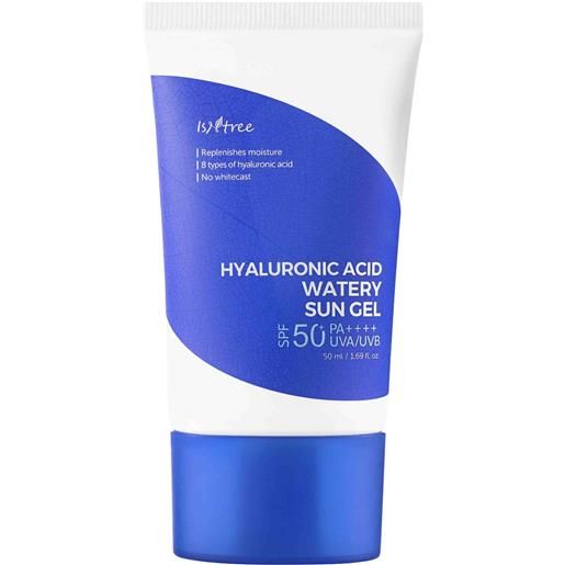 Isntree hyaluronic acid watery sun gel spf50+ crema solare viso leggera 50 ml