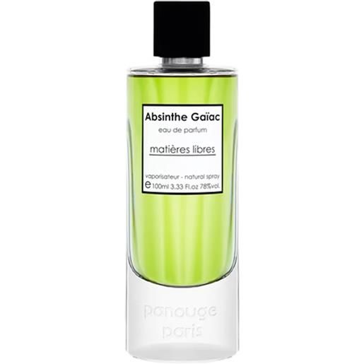 Panouge matieres libres absinthe gaiac 100 ml eau de parfum spray