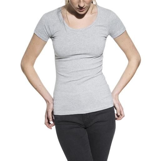 BREAD & BOXERS bread & boxer crew-neck grey melange