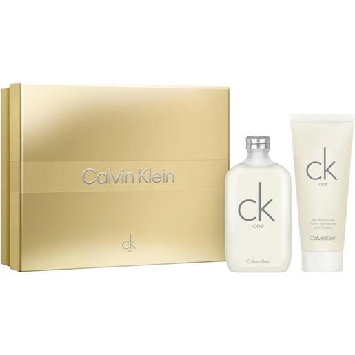 CONFEZIONI REGALO calvin klein cofanetto ck one eau de toilette 200ml con lozione corpo 200ml