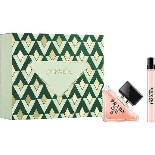 CONFEZIONI REGALO prada cofanetto paradoxe eau de parfum 50ml con travel spray 10ml