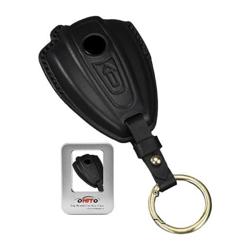 ontto custodia portachiavi in pelle per moto, adatta per bmw r18 classic transcontinental roctane r18b 2020-2025, custodia per chiavi, portachiavi, colore nero