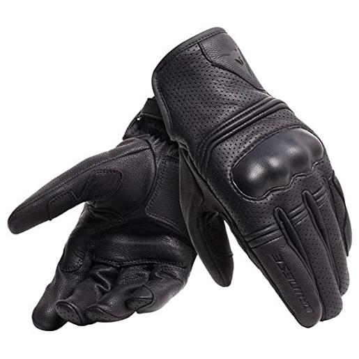 Dainese - corbin air unisex gloves, guanti da moto per uomo e donna, unisex, guanti moto in 100% pelle ovina, morbidi e resistenti con protezione nocche e palmo rinforzato, nero