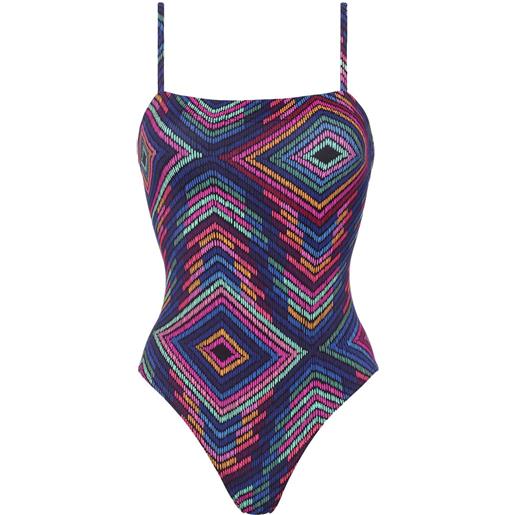 ERES costume intero optique con spalline sottili - blu