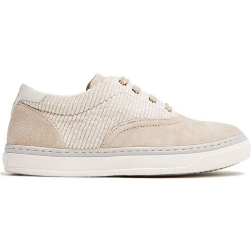 Brunello Cucinelli sneakers a coste - toni neutri