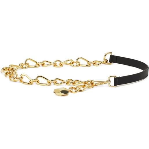 Lanvin cintura con ciondolo geometrico - oro