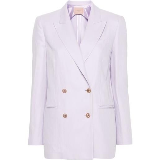 TWINSET blazer doppiopetto - viola