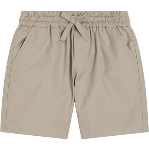 Dolce & Gabbana Kids shorts con ricamo - toni neutri