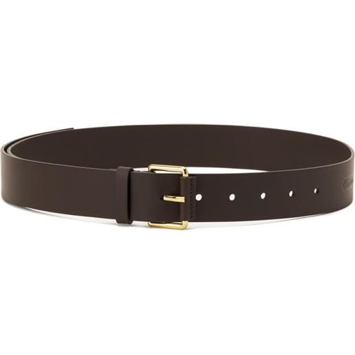 Lanvin cintura in pelle con fibbia - marrone
