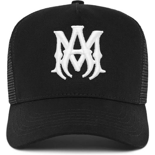 AMIRI cappello da baseball con ricamo ma - nero
