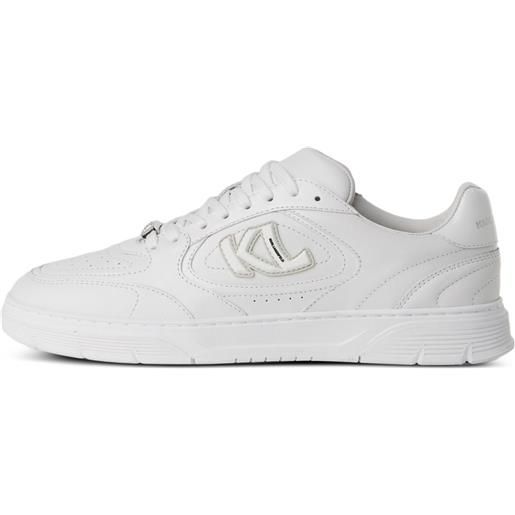 Karl Lagerfeld Jeans sneakers con applicazione - bianco