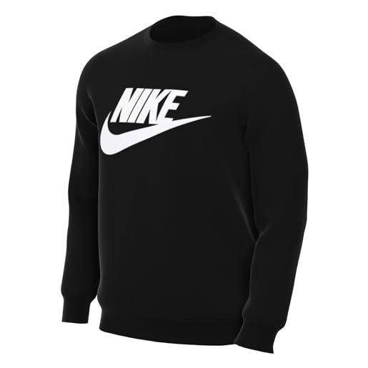 NIKE felpa girocollo di nike, bianco, small