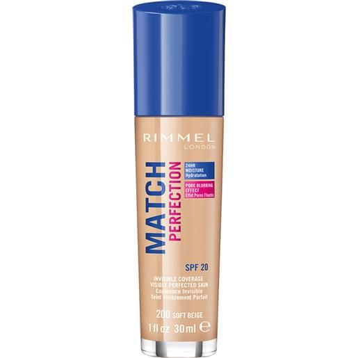 RIMMEL (div. Coty Italia Srl) match perfection 200 soft beige rimmel 30ml